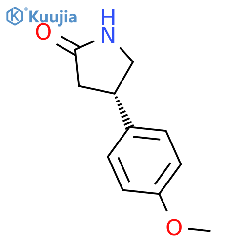 2-Pyrrolidinone, 4-(4-methoxyphenyl)-, (4S)- structure