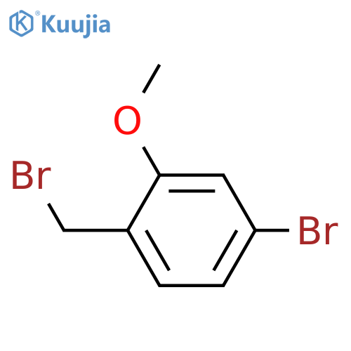 4-Bromo-1-(bromomethyl)-2-methoxybenzene structure