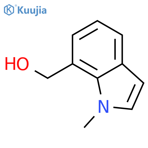 (1-Methyl-1H-indol-7-yl)methanol structure