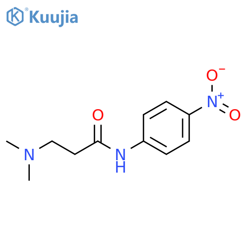 Propanamide, 3-(dimethylamino)-N-(4-nitrophenyl)- structure