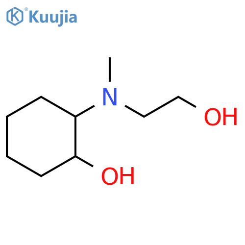 Cyclohexanol, 2-[(2-hydroxyethyl)methylamino]- structure