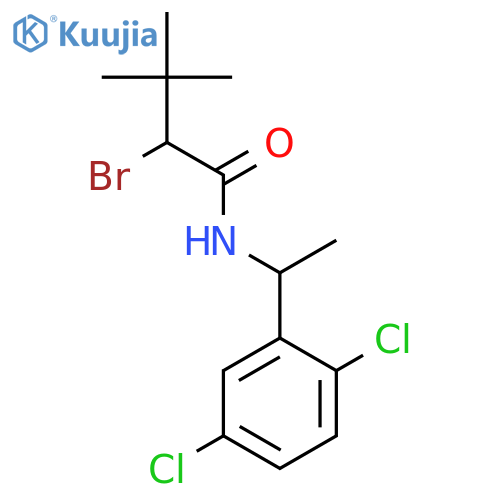 BUTANAMIDE, 2-BROMO-N-[1-(2,5-DICHLOROPHENYL)ETHYL]-3,3-DIMETHYL- structure