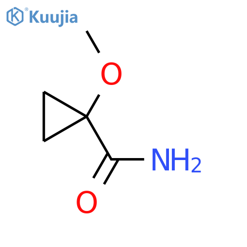 1-Methoxycyclopropanecarboxamide structure