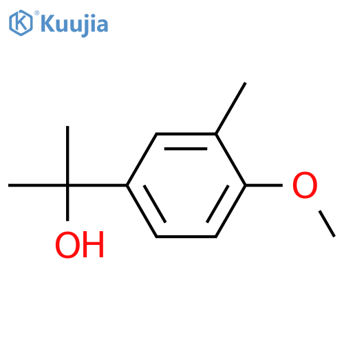 2-(4-methoxy-3-methylphenyl)propan-2-ol structure