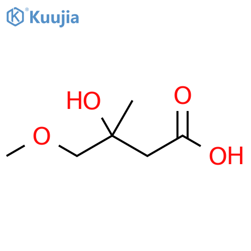 3-hydroxy-4-methoxy-3-methylbutanoic acid structure