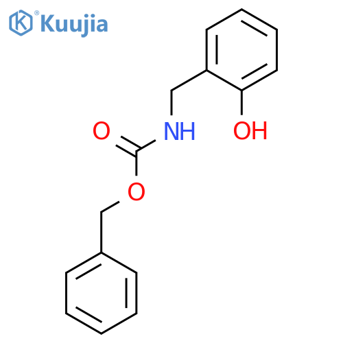 Carbamic acid, N-[(2-hydroxyphenyl)methyl]-, phenylmethyl ester structure