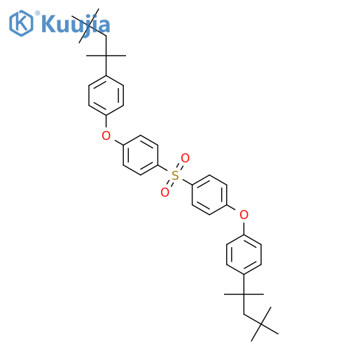 Benzene, 1,1'-sulfonylbis[4-[4-(1,1,3,3-tetramethylbutyl)phenoxy]- structure