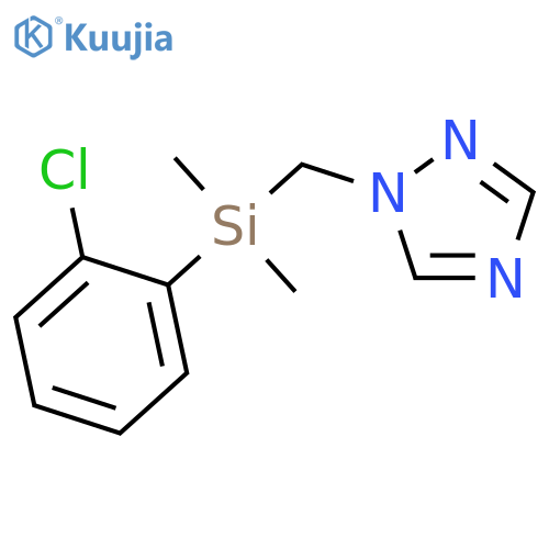 1H-1,2,4-TRIAZOLE, 1-[[(2-CHLOROPHENYL)DIMETHYLSILYL]METHYL]- structure