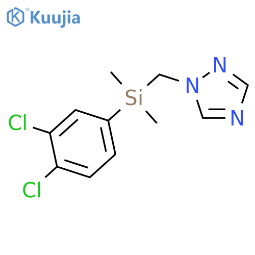 1H-1,2,4-TRIAZOLE, 1-[[(3,4-DICHLOROPHENYL)DIMETHYLSILYL]METHYL]- structure