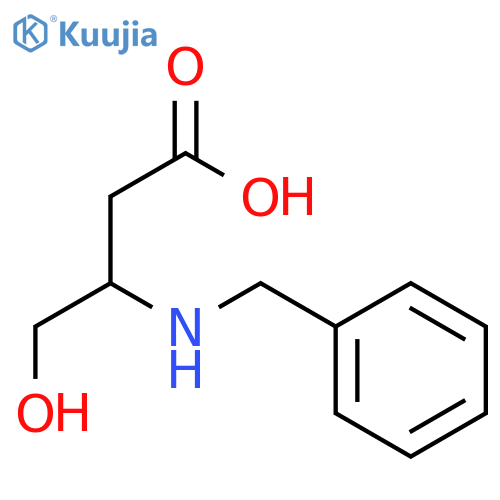 BUTANOIC ACID, 4-HYDROXY-3-[(PHENYLMETHYL)AMINO]- structure