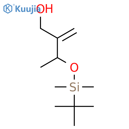 1-BUTANOL, 3-[[(1,1-DIMETHYLETHYL)DIMETHYLSILYL]OXY]-2-METHYLENE- structure