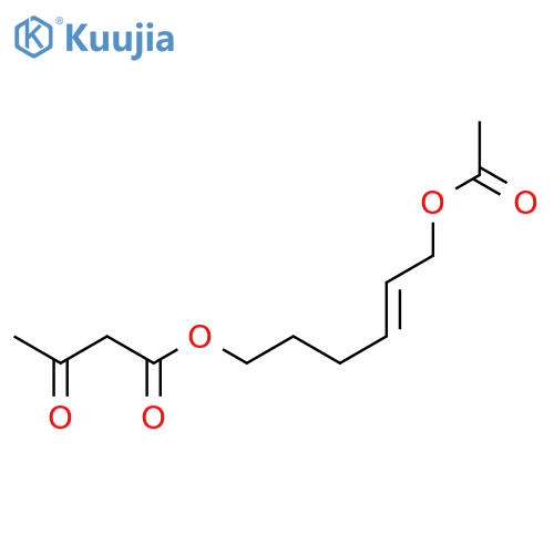 BUTANOIC ACID, 3-OXO-, (4E)-6-(ACETYLOXY)-4-HEXENYL ESTER structure