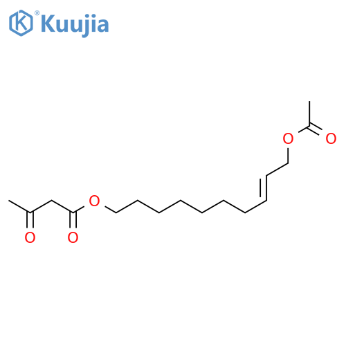BUTANOIC ACID, 3-OXO-, (8E)-10-(ACETYLOXY)-8-DECENYL ESTER structure