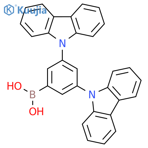 Boronic acid, B-(3,5-di-9H-carbazol-9-ylphenyl)- structure