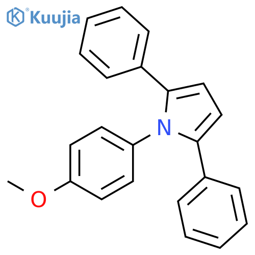 1H-Pyrrole, 1-(4-methoxyphenyl)-2,5-diphenyl- structure