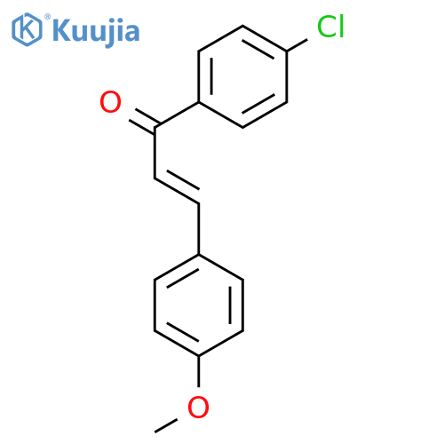 2-PROPEN-1-ONE, 1-(4-CHLOROPHENYL)-3-(4-METHOXYPHENYL)-, (2E)- structure