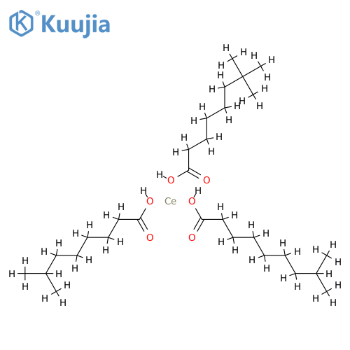(isodecanoato-O)(isononanoato-O)(neodecanoato-O)cerium structure