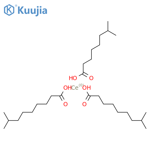 bis(isodecanoato-O)(isononanoato-O)cerium structure