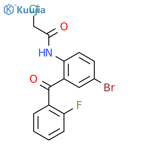N-(4-Bromo-2-(2-fluorobenzoyl)phenyl)-2-chloroacetamide structure