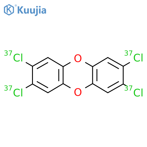 2,3,7,8-Tetrachloro-p-dioxin-37Cl4 structure
