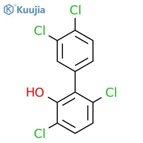 [1,1'-BIPHENYL]-2-OL, 3,3',4',6-TETRACHLORO- structure