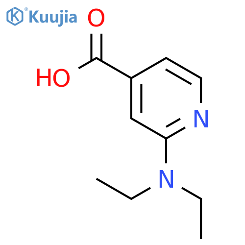 2-(diethylamino)pyridine-4-carboxylic acid structure