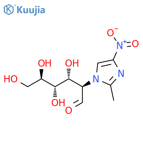 D-GLUCOSE, 2-DEOXY-2-(2-METHYL-4-NITRO-1H-IMIDAZOL-1-YL)- structure