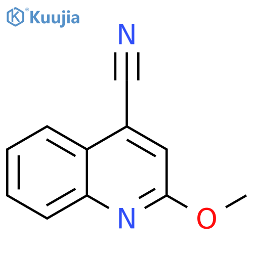 2-methoxyquinoline-4-carbonitrile structure