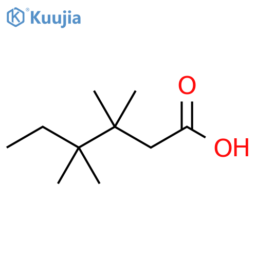 3,3,4,4-tetramethylhexanoic acid structure