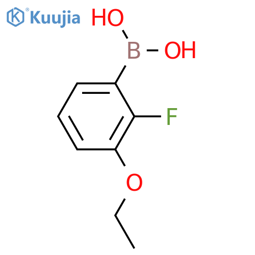3-Ethoxy-2-fluorophenylboronic acid structure
