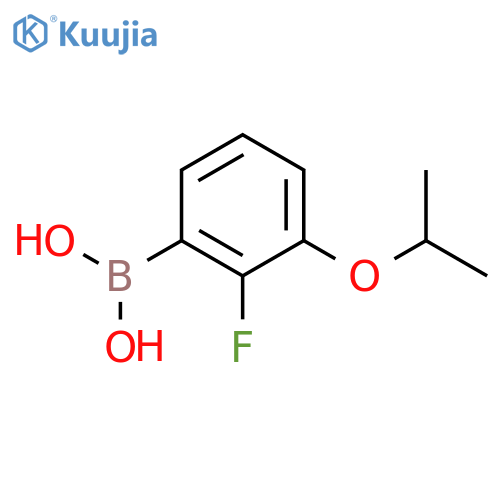 2-Fluoro-3-isopropoxyphenylboronic Acid structure