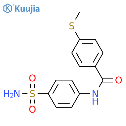 4-(methylsulfanyl)-N-(4-sulfamoylphenyl)benzamide structure