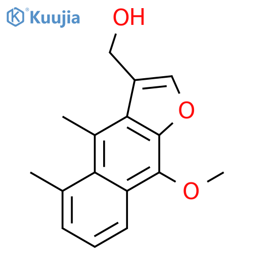 Naphtho[2,3-b]furan-3-methanol, 9-methoxy-4,5-dimethyl- structure