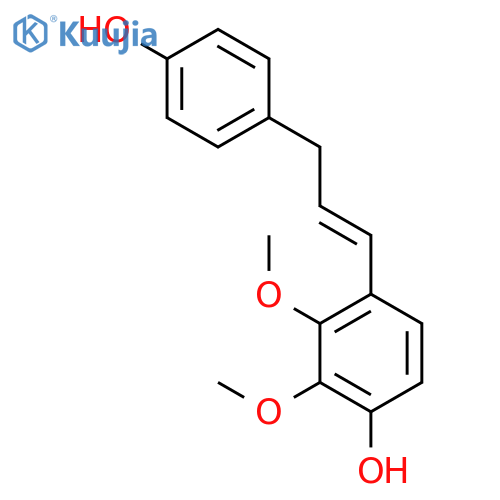 (Z)-1-(4-hydroxy-2,3-dimethoxyphenyl)-3-(4-hydroxyphenyl)propene structure