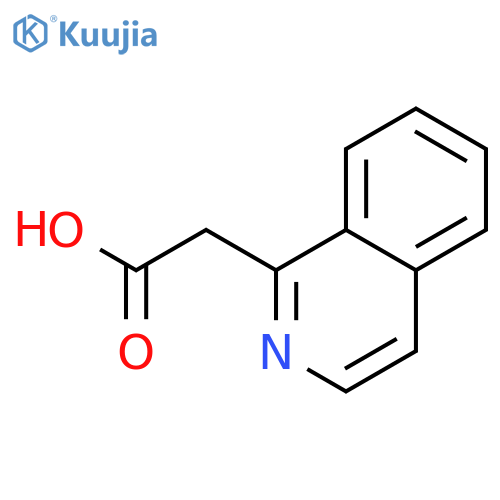 2-(isoquinolin-1-yl)acetic acid structure