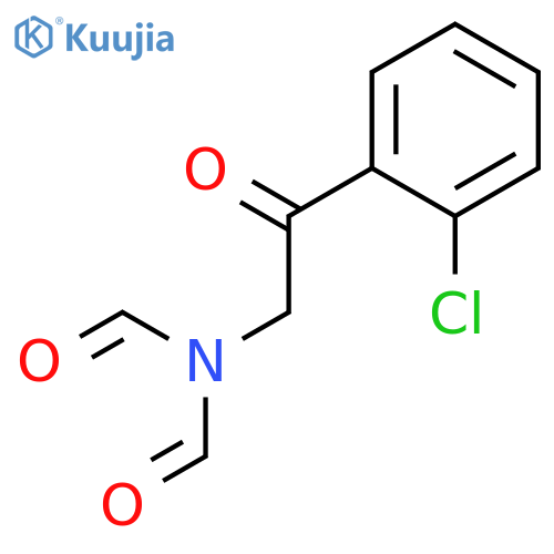 FORMAMIDE, N-[2-(2-CHLOROPHENYL)-2-OXOETHYL]-N-FORMYL- structure