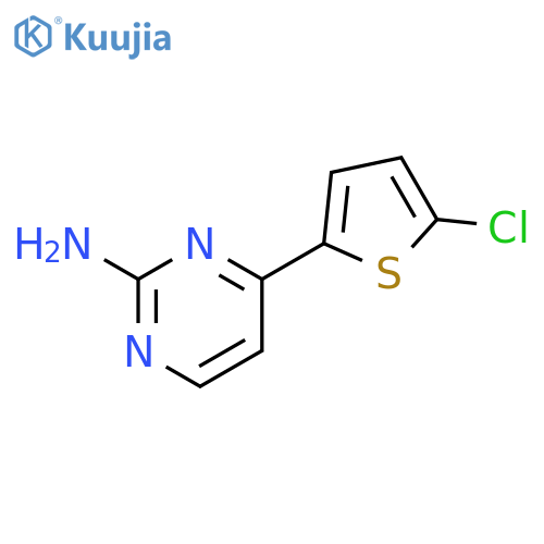 4-(5-Chlorothiophen-2-yl)pyrimidin-2-amine structure