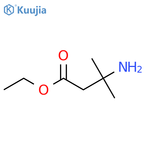 Ethyl 3-amino-3-methylbutanoate structure