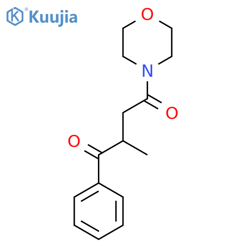 MORPHOLINE, 4-(3-METHYL-1,4-DIOXO-4-PHENYLBUTYL)- structure
