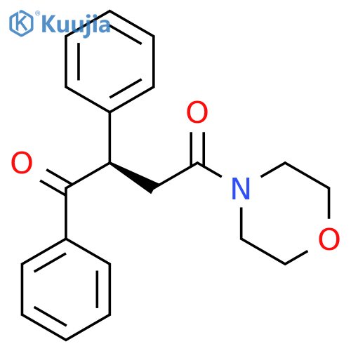 Morpholine, 4-[(3R)-1,4-dioxo-3,4-diphenylbutyl]- structure