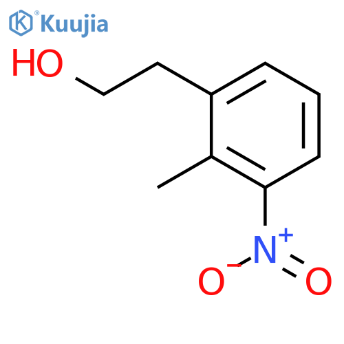 2-methyl-3-nitroBenzeneethanol structure