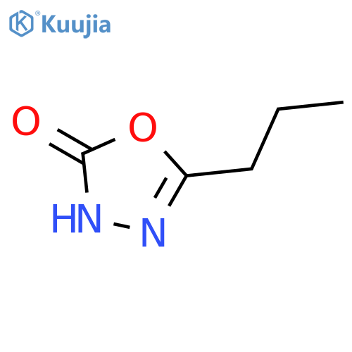 5-propyl-1,3,4-oxadiazol-2-ol structure