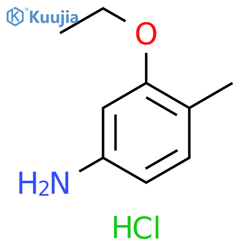 3-Ethoxy-4-methylaniline hydrochloride structure