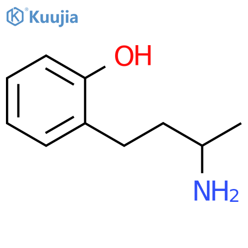 2-(3-aminobutyl)phenol structure