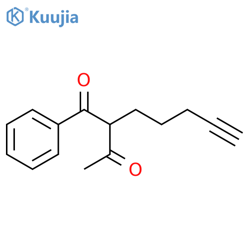 1,3-Butanedione, 2-(4-pentynyl)-1-phenyl- structure
