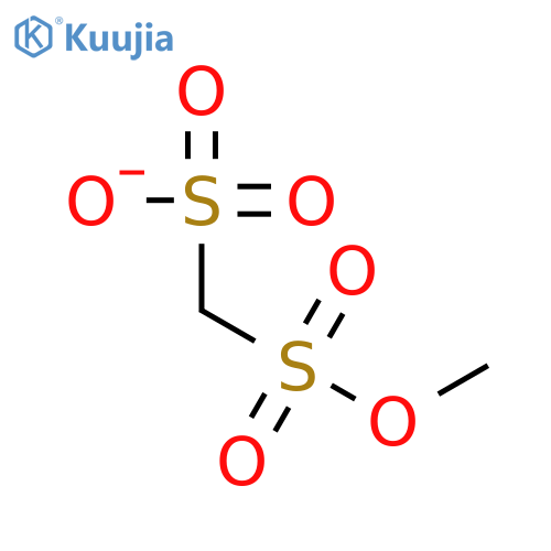 Methanedisulfonic acid, monomethyl ester structure