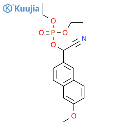 PHOSPHORIC ACID, CYANO(6-METHOXY-2-NAPHTHALENYL)METHYL DIETHYL ESTER structure