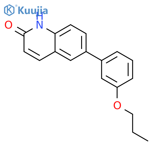 2(1H)-QUINOLINONE, 6-(3-PROPOXYPHENYL)- structure