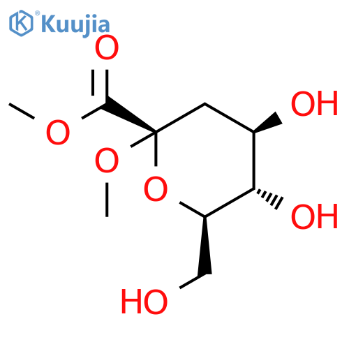 METHYL (METHYL 3-DEOXY-D-ARABINO-HEPTULOPYRANOSID)URONATE structure