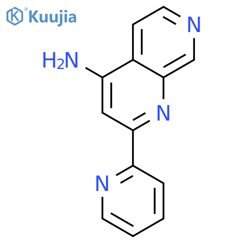 1,7-Naphthyridin-4-amine, 2-(2-pyridinyl)- structure